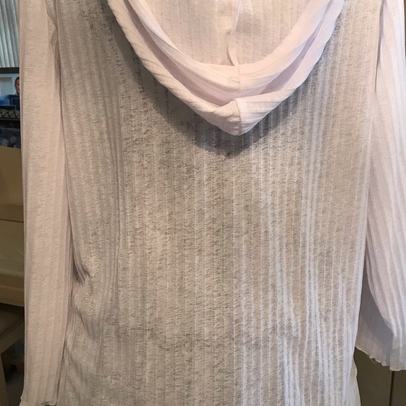 Bathing Suit Cover Up size Large White - Picture 4 of 5